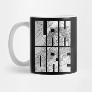 Lahore, Pakistan City Map Typography - Light Mug